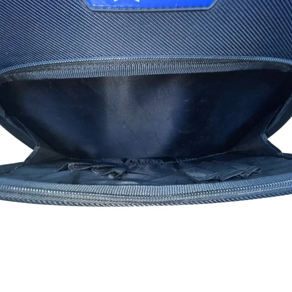 Zeiss Black Fabric With Telescoping Handle Rolling Travel Carry-On Luggage
